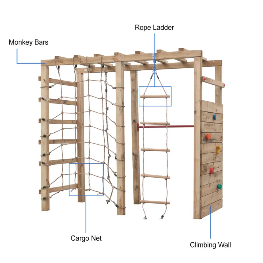 Wooden Climbing Frame