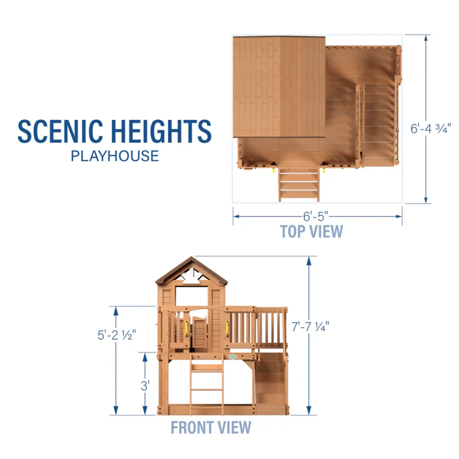 Wooden Play House For kids