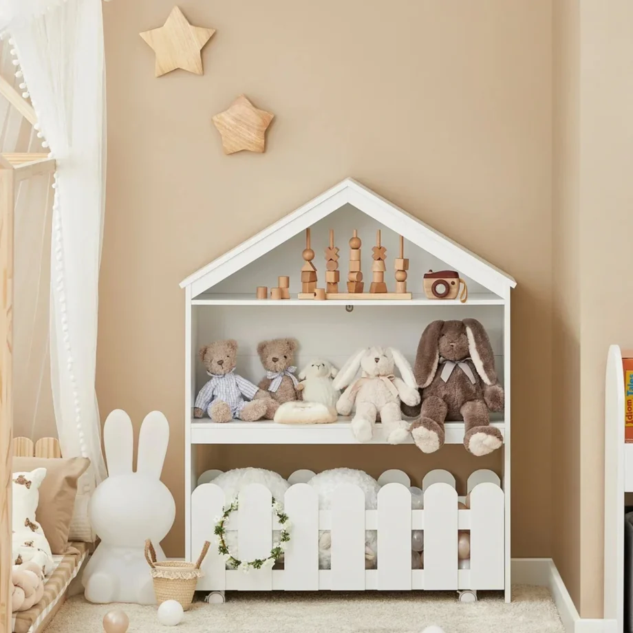 Wooden Doll House bookcase