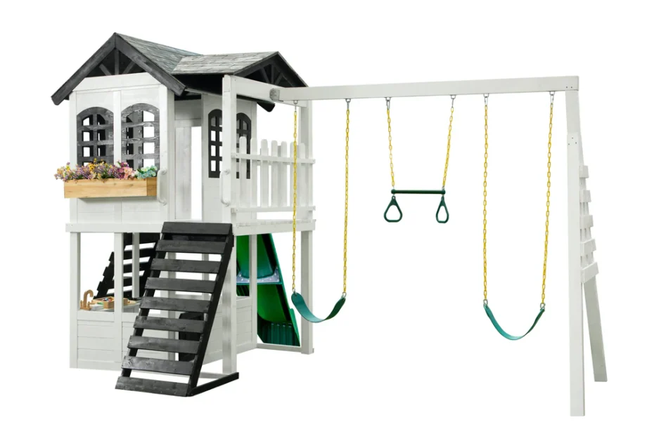 Kids Outdoor Playhouse with Multiple Activities | Fun & Safe Play