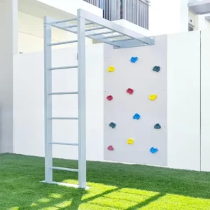 Durable Kids Climbing Frame with Monkey Bar for Outdoor Fun