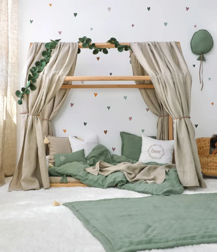 Montessori Wooden Toddler bed
