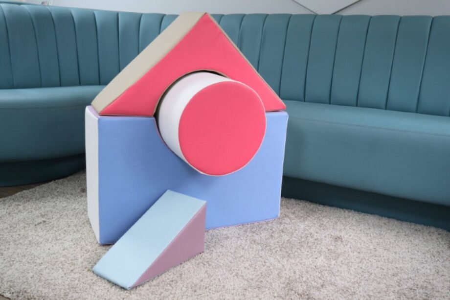 Soft Play 4-Piece Set – Circular, Triangular, and Rectangular Shapes