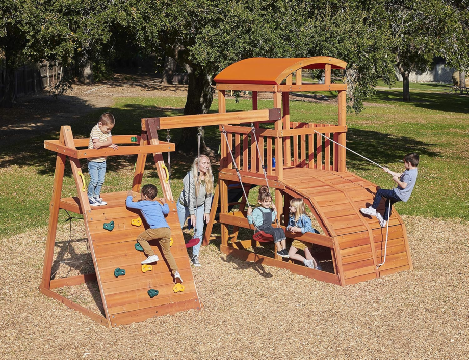 Exclusive Wooden Outdoor Playset Playground