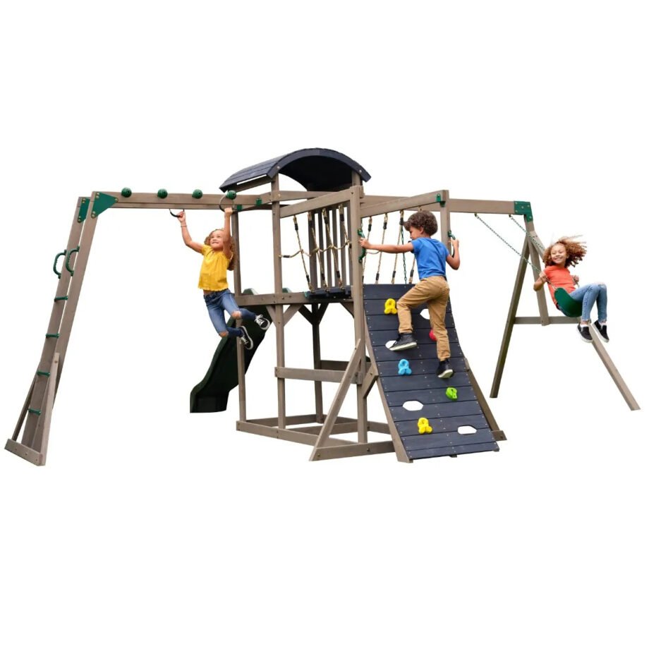 Gladiator Wooden Swing Set