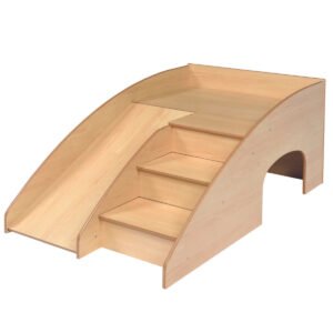 Toddlers Indoor Wooden Climb & Slide Unit