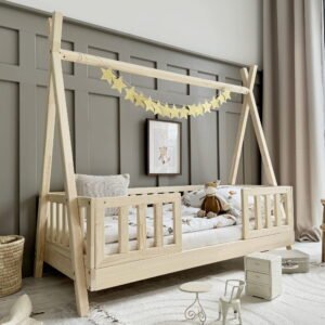Teepee bed with Duo fence rail