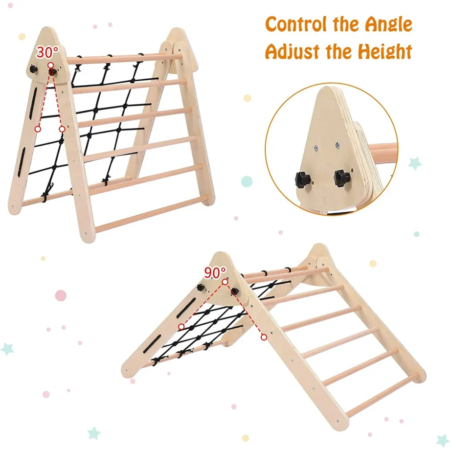 2-in-1 Toddler Indoor Gym Playset
