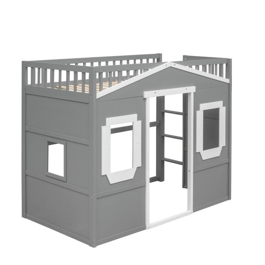 House Loft Bed Kids Playhouse Bed