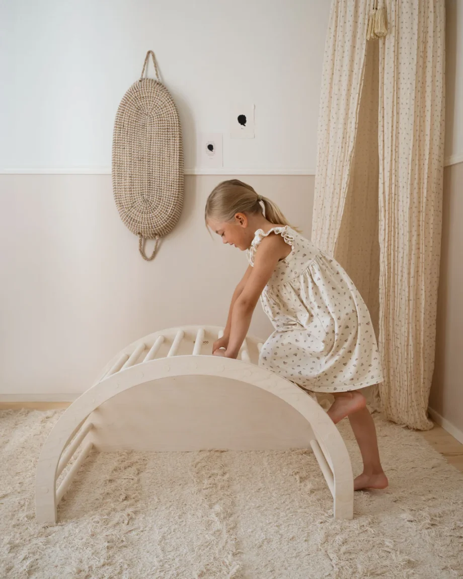 Wooden Climbing Arch for kids
