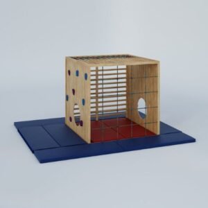 Wooden Cube Playground