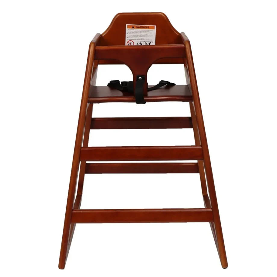 Wooden Double Solid baby highchair