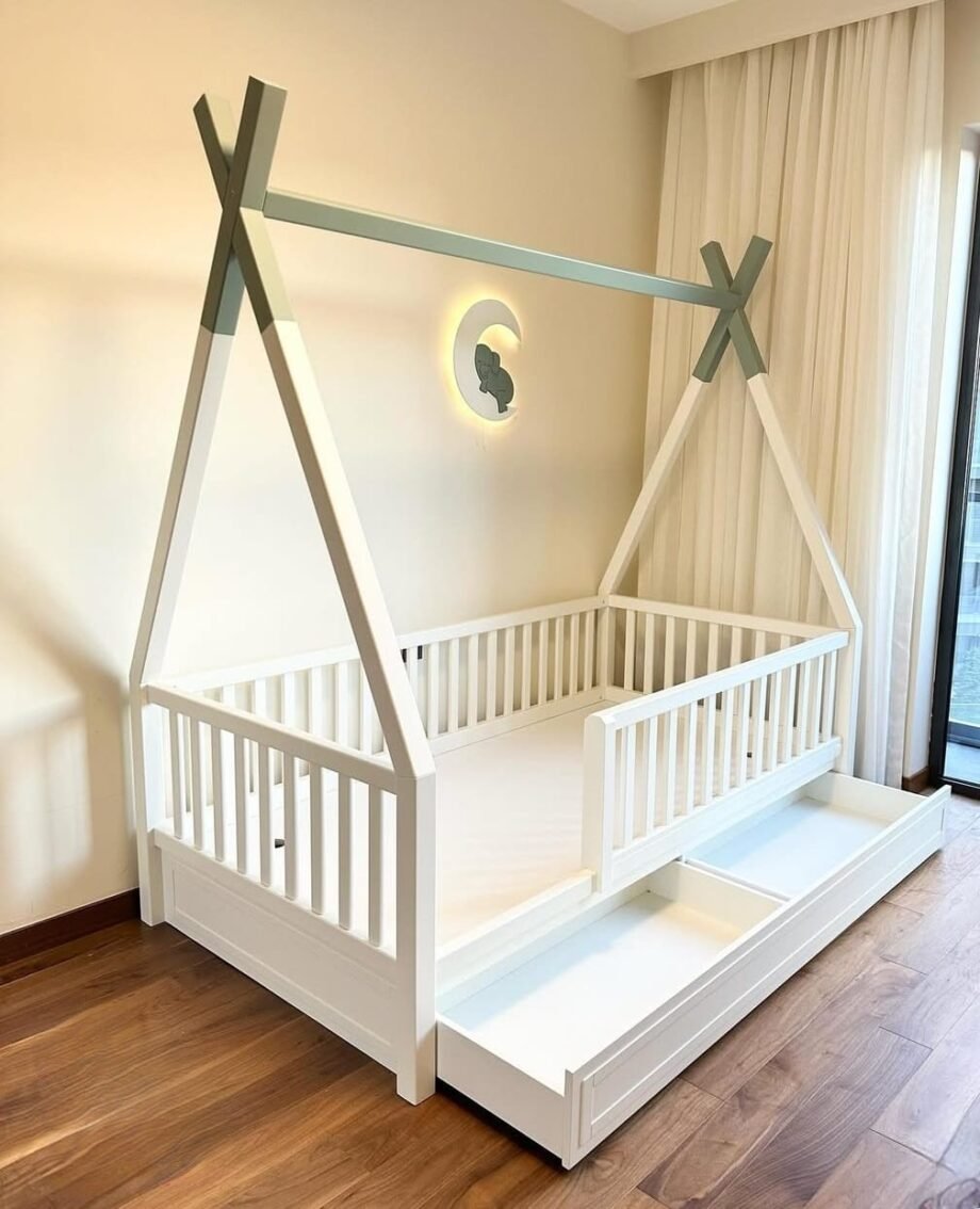 Toddler Bed with Storage